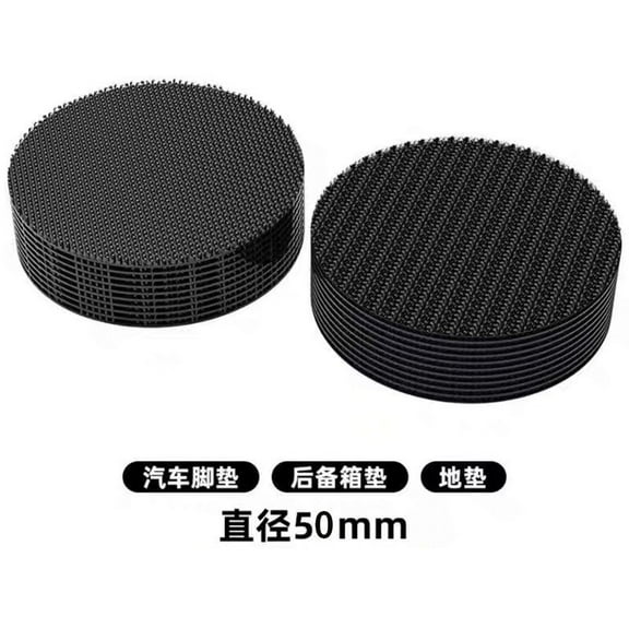 LEXSOMEO 20 Pairs Hook And Strips Anti-Slip Car Foot Pads Double-Sided Sticky Dots Rug Fastener Double Sided Carpet Tape For Home Office Car