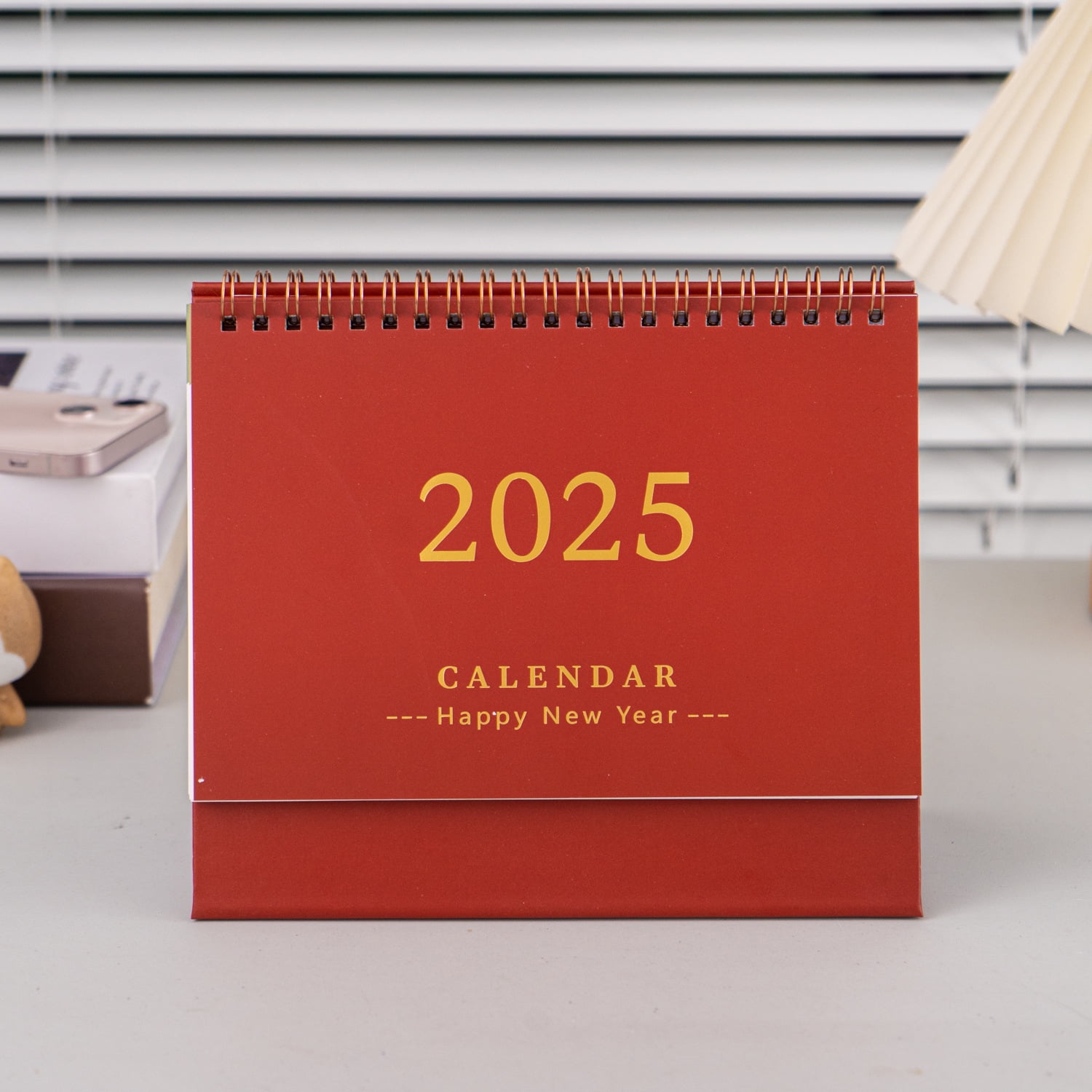 LEXSOMEO 20242025 Desk Calendar Standing Desktop Calendar Small Desk