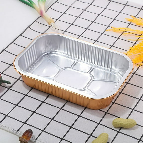 HEMOTON Foil Loaf Pans with Lids for Baking and Cooking Use 184ml 580ml