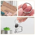 thumbnail image 1 of LEXSOMEO 20pcs Loose Leaf Rings Ring Clips Binding Rings Rings for Note Metal Rings Diy Book Rings, 1 of 5