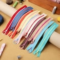 thumbnail image 1 of RENACLIPY Multi-Colored Resin Separating Zippers, 20-Pack Replacement Zipper Pulls for Jackets and Bags, 1 of 5