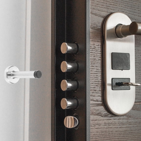 LEXSOMEO 2Pcs Door Stoppers for Walls Door Stoppers Extra Long Door Stop Rubber End Door Stopper