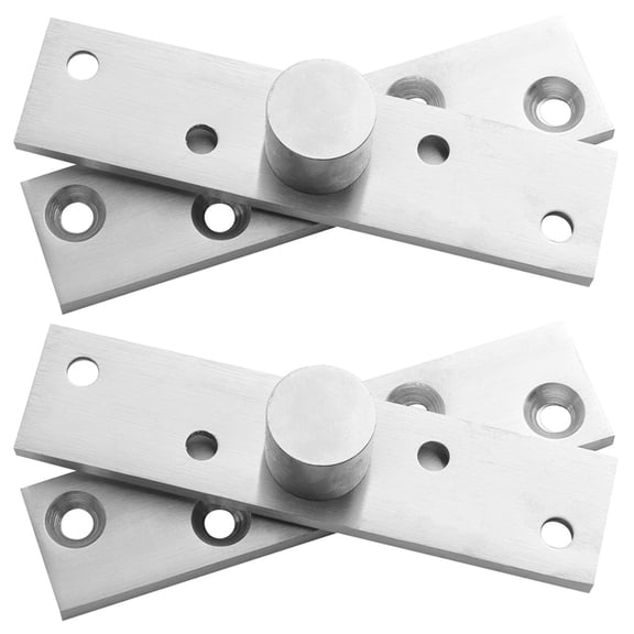 RENACLIPY 2-Pack Stainless Steel Pivot Hinge with 360 Degree Rotation for Doors Hardware