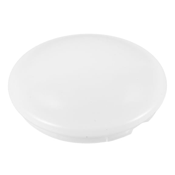YOSADIER 2-Pack Plastic Dome Ceiling Light Covers, Easy to Install Flush Mount Fixture Shades for Home Lighting