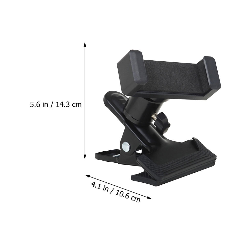 LEXSOMEO 2pcs Guitar Mobile Phone Holders Rotation Bracket Clip Phone Holding Rack for Guitar Live Video Recording