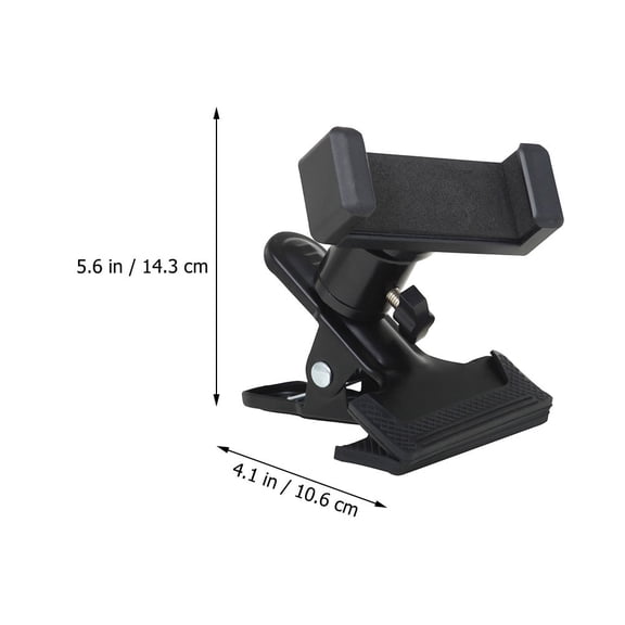 COOPHYA 2Pcs Guitar Mobile Phone Holder Metal Clip for Music Score Viewing and Recording