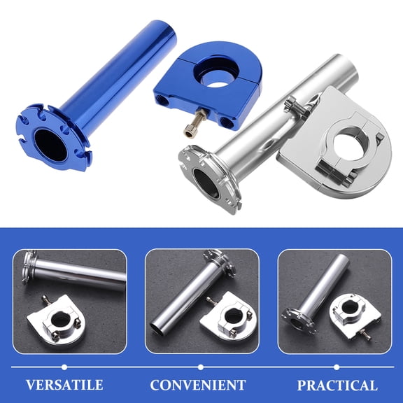 LEXSOMEO 2pcs Handle Grip Throttle Handle Aluminum Alloy Motorcycle Throttle Handles