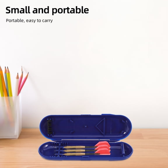 COOPHYA 2Pcs Lightweight Dart Storage Box for Steel Tip Darts ABS Durable Travel Organizer