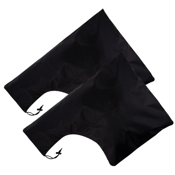 RENACLIPY Convenient Leaf Blower Vacuum Bag Black Portable and Durable 2Pcs