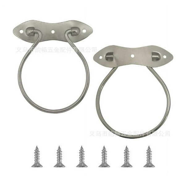 COOPHYA 2-Pack Plated Metal Handles for Drawer, Chest, Trunk, and Furniture Upgrade Hardware