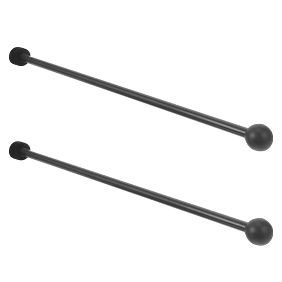 RENACLIPY Stainless Steel Xylophone Mallets with Rubber Felt Tips, 2-Piece Set for Musical Instruments