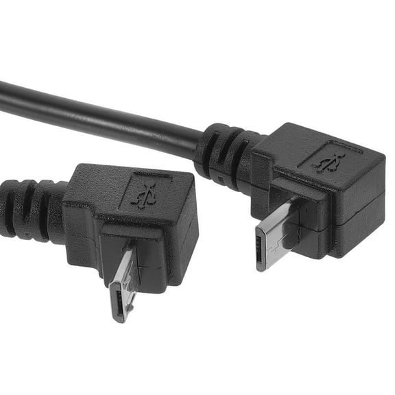 LEXSOMEO 2pcs Right Angle Micro USB Cable 90 Degree Adapter For Data Transfer Charging