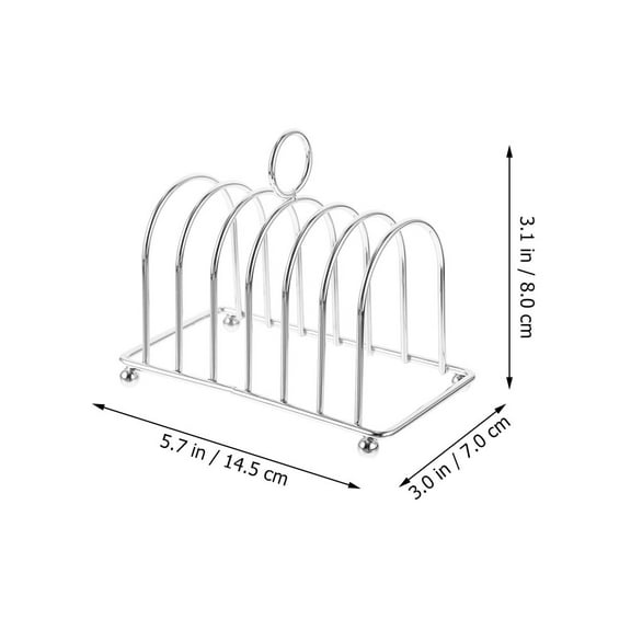 LEXSOMEO 2pcs Toast Bread Rack Holder Toast Bread Rack Stainless Steel Toast Rack Cooling Bread Rack