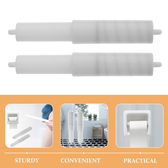 COOPHYA tissue paper rod ABS Replacement Households Daily Use 2pcs
