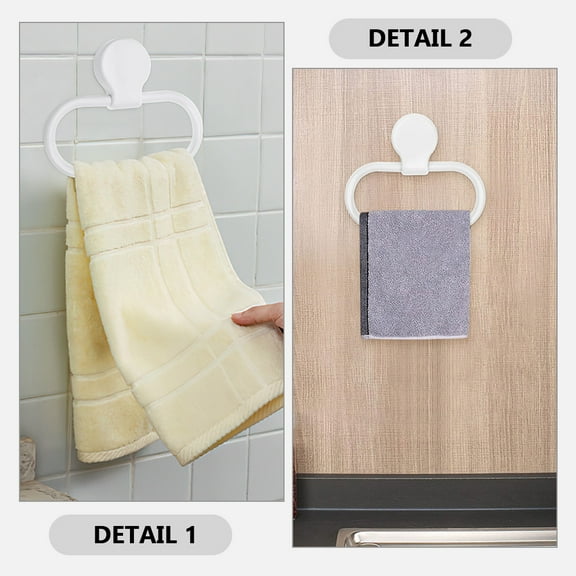 LEXSOMEO 2pcs Towel Ring Hand Towel Holder Counter Towel Holder Towel Shelf For Bathroom