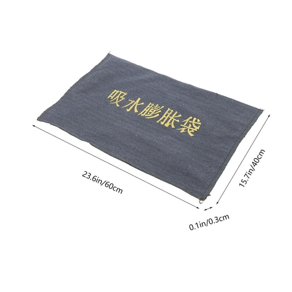 RENACLIPY Reusable Flood Defense Bags 2-Pack Canvas Water Barriers for Effective Home and Garden