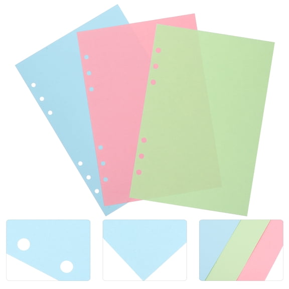 COOPHYA Notebook Binder Paper Inserts 3-Pack Refill Sheets for Organizers and Planners