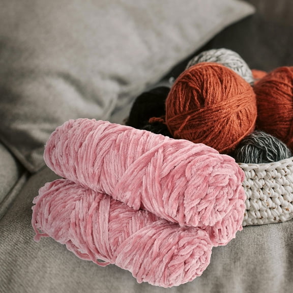 LEXSOMEO 3 Rolls of Crocheting Wool Yarn Delicate Crochet Woolen Yarn Multi-function Crocheting Yarn for DIY