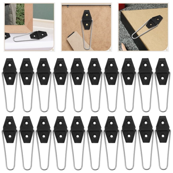 LEXSOMEO 30pcs Photo Frame Back Supports Mirror Easel Back Holder Display Brackets