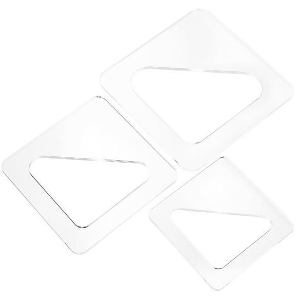LEXSOMEO 3Pcs Guide Tools Router Template Set Cutting Board Stencil Handle Template Tool