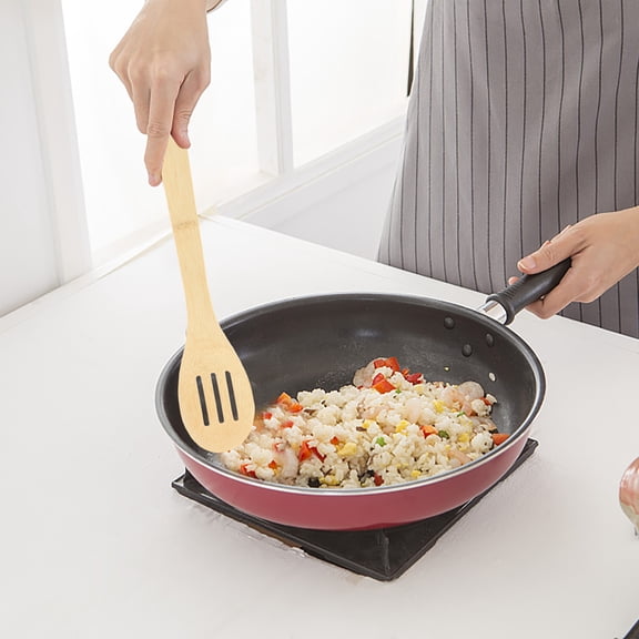 LEXSOMEO 3pcs Multi-function Cooking Spatula Heat Resistant Spatula for Non Stick Cookware