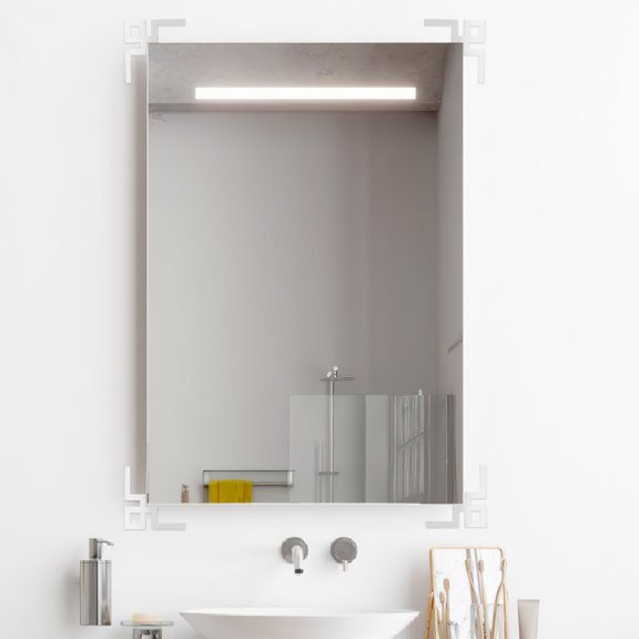 LEXSOMEO 4 pcs Corner Mirror Wall Sticker 3D Mirror Decals Acrylic Mirror Wall Stickers for Cabinet