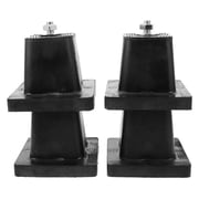 COOPHYA 4-Pack Rubber Base Air Conditioner Stand and Secure Placement, Condenser Support