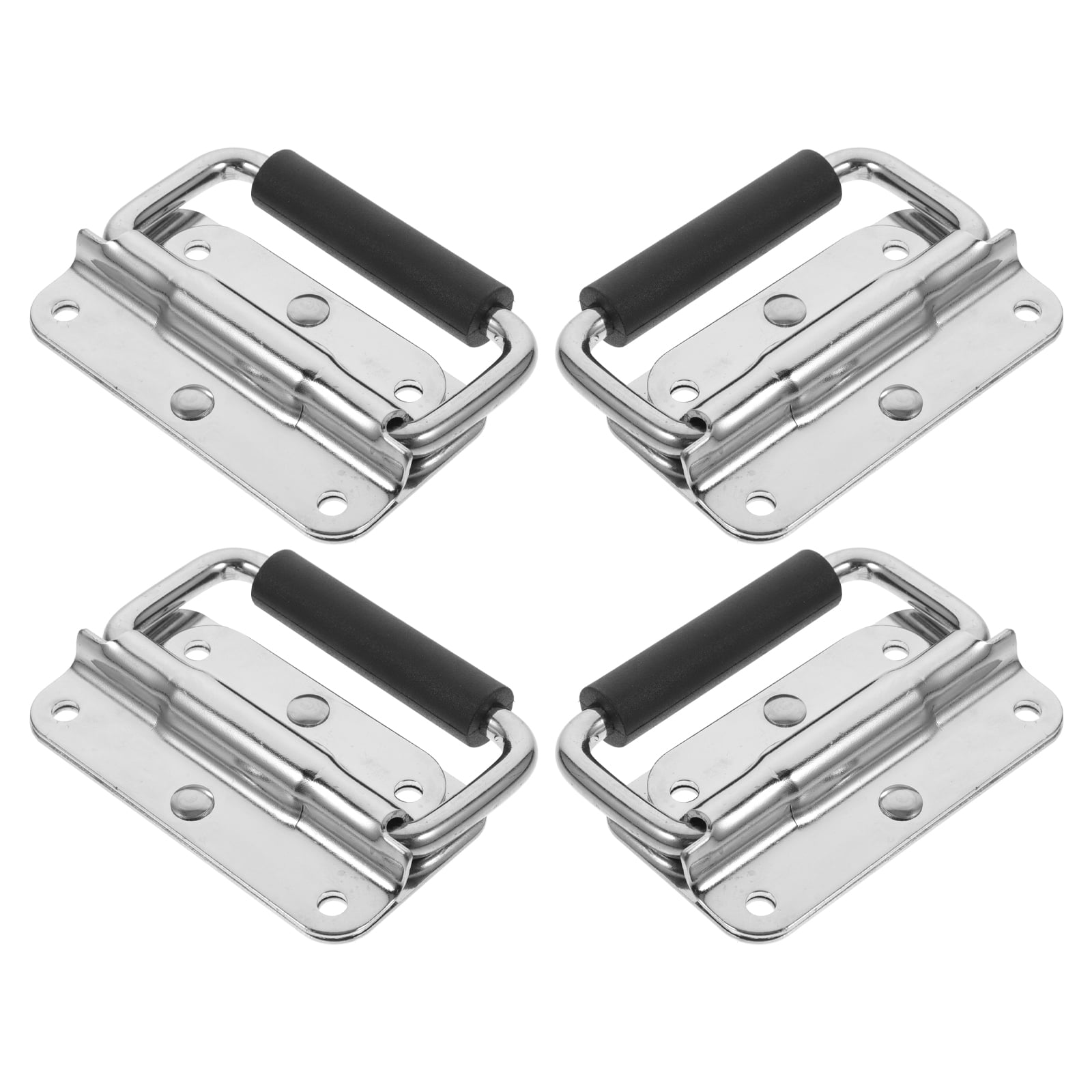 LEXSOMEO 4Pcs Case Handles Iron Chest Handles Surface Mounted Case ...