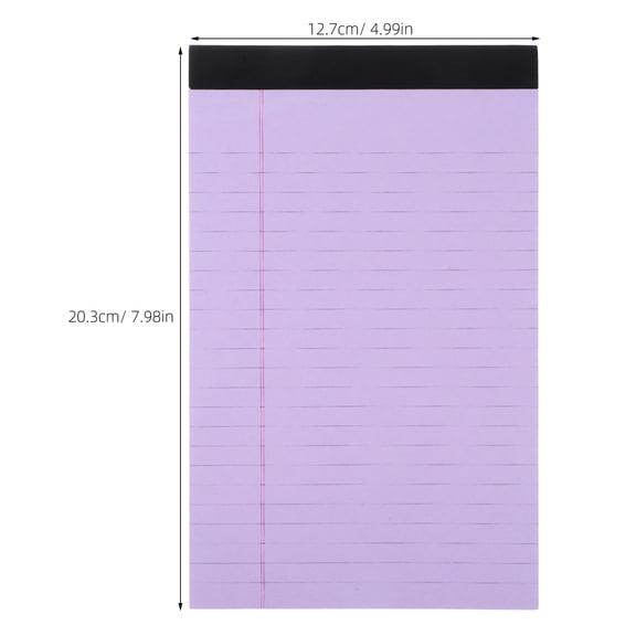 LEXSOMEO 4Pcs Ruled Lined Writing Note Pad Tearable Notepad Legal Pad Portable Memo Pad Notebook