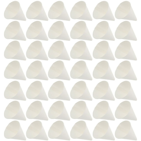 RENACLIPY Transmission Fluid Funnel Paper Funnel White Liquid Transfer Automotive Use 50PCS