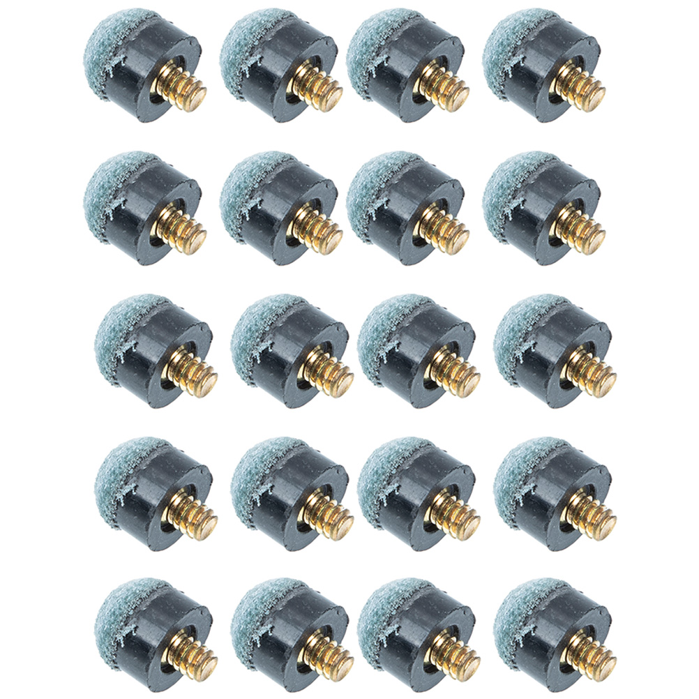 RanDal 50 Punte In Pelle Blu Per Stecca Da Biliardo - Colla-On - Dimensioni 9mm, 10mm, 13mm - Cuoio Di Bufalo