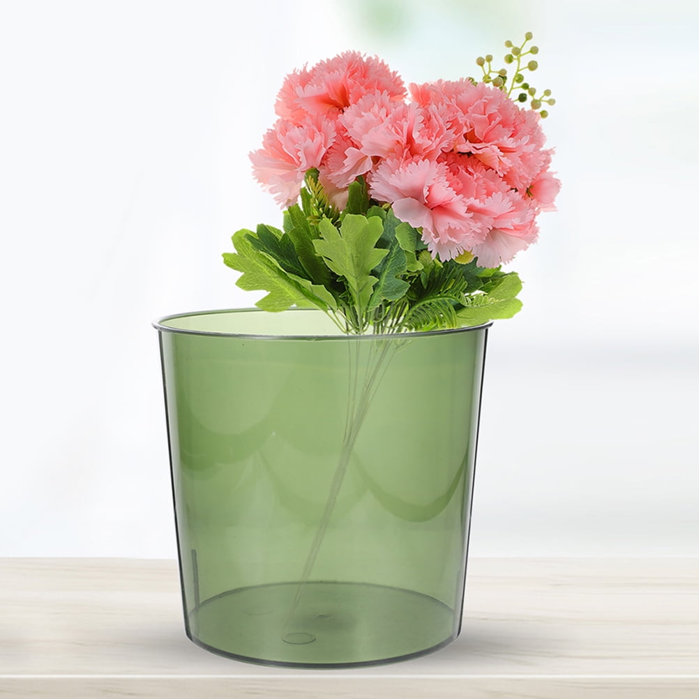 LEXSOMEO 5pcs Bouquet Flower Bucket Flower Arranging Bucket Transparent Flower Holder Storage Bucket