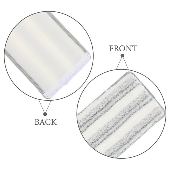 LEXSOMEO 5pcs Reusable Floor Cleaning Pads for Squeeze Mop Washable Microfiber Mop Refill Pads Wet Dry Replacement Mop Heads for Home