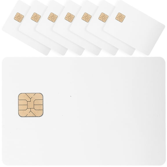 LEXSOMEO 6pcs Blank Pvc Cards For Driver Identification Smart Card For Access Control System Printable Id Cards For Truck Drivers White Business Cards For Printing