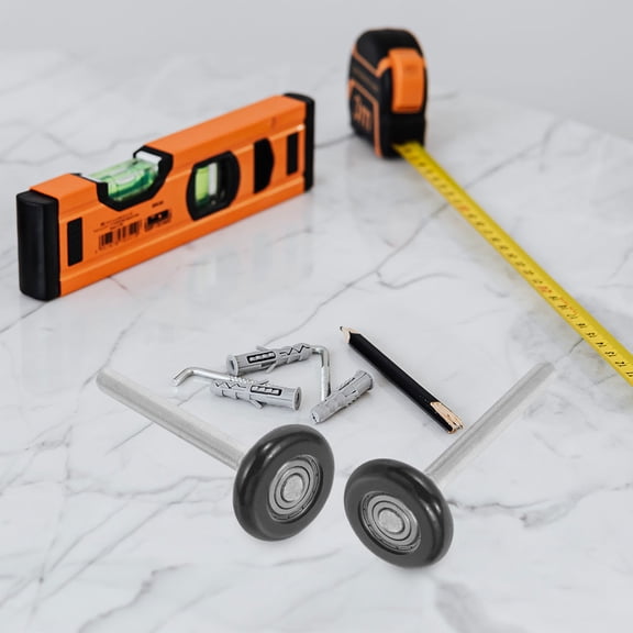 LEXSOMEO 6pcs Garage Door Rollers Precision Nylon Garage Door Rollers Door Wheels with Stem Door Rollers