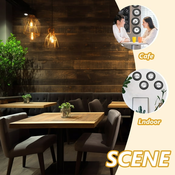 LEXSOMEO 7pcs Vinyl Records Decor Music Records Stickers Records Aesthetic Wall Decals Decor