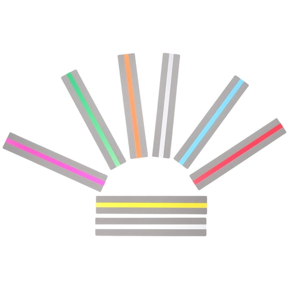 LEXSOMEO Reading Cards with Guided Highlight Tracking Rulers, Colored Reading Strips and Overlays Bookmark Set