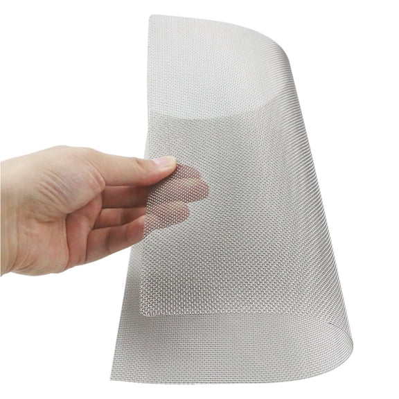 LEXSOMEO 8pcs Wire Mesh Screen Mesh Stainless Steel Mesh Sturdy Metal Mesh Screen for Car Bumper Repair DIY Projects Cage Vent Garden Window Screen Filter Mesh