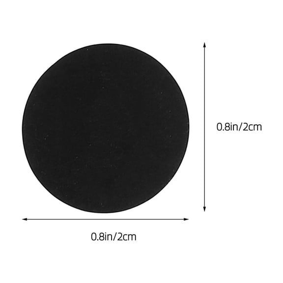 RENACLIPY 900pcs Target Repair Dots Black Paper Targets Round Outdoor Shooting Range Practitioners