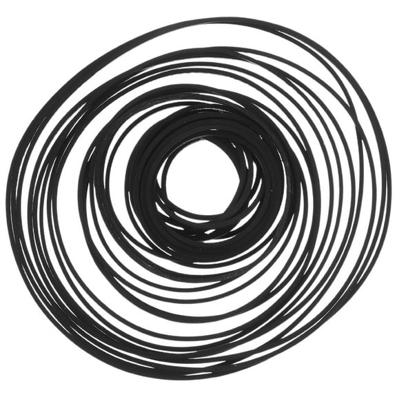 LEXSOMEO 90pcs Cassette Rubber Belts Recorder Belts Cassette Tape Machine Belts Recorder Player Belts