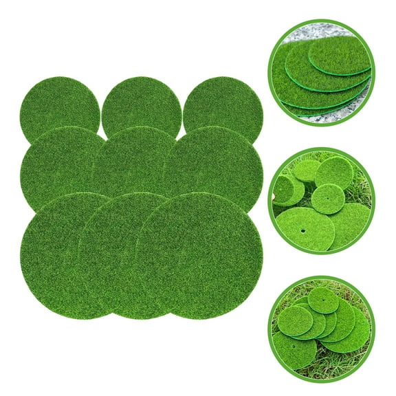 COOPHYA artificial moss mat artificial moss for decoration Fabric Background Wall Layout 9pcs