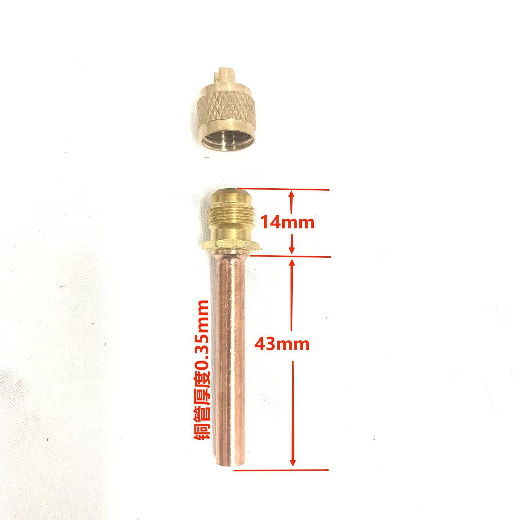 LEXSOMEO Air Conditioning Refrigeration Service Access Valve Refrigerant Valve Convenient Refrigerant Filling Access Valve Copper Service Valve Replacement