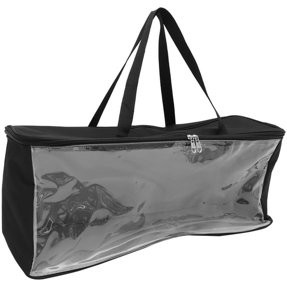 LEXSOMEO Baseball Caps Carrier with Transparent Window Hat Storage Pouch Zipper Hat Organizer Bag