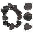thumbnail image 1 of Natural Black Lava Rocks for Aquarium, Fish Tank Landscaping, Garden Plants, Bonsai, Fire Pits - Volcanic Decorative Stones (0.33lb/Bag), 1 of 5