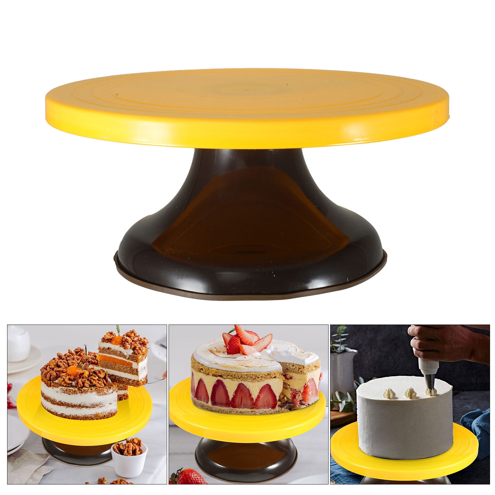 COOPHYA Cake Baking Accessory Turntable Abs 1Set - Walmart.com