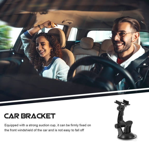 LEXSOMEO Car Camera Mount Sports Camera Car Mount Easy Installation Bracket Suction Cup Camera Mount For Dash Cams And Action Cameras