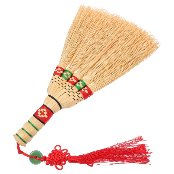 RENACLIPY Handmade Corn Broom Khaki Sorghum Natural Fiber Festival Home Cleaning Broom Efficient and Set