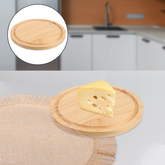 LEXSOMEO Chopping Board Tabletop Wood Serving Plate Wooden Cutting Board Cake Serving Plate