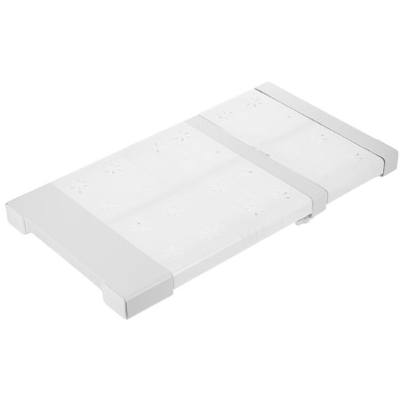 COOPHYA Closet Rack Carbon Steel White for Cabinet Wardrobe Organization 1Pack 16.5X9.4X1.2In