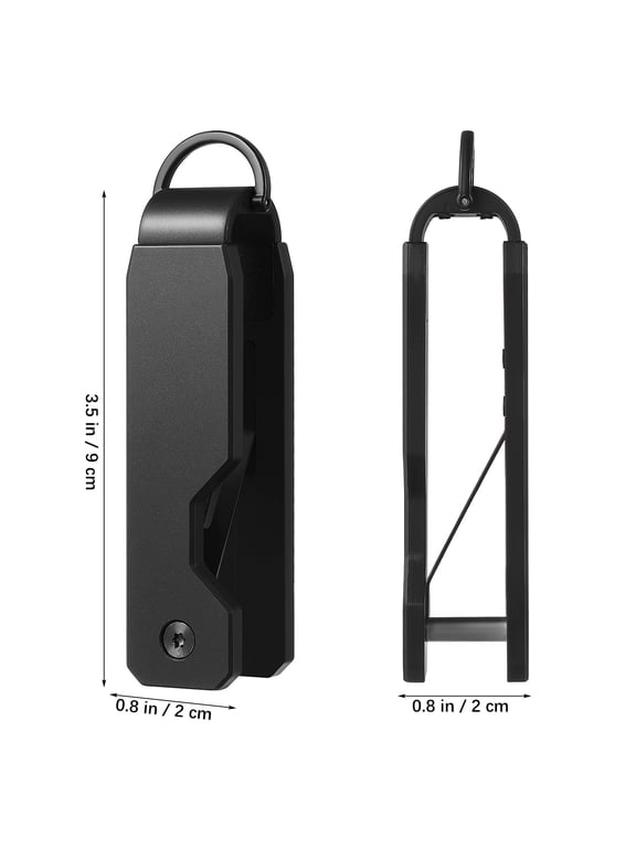 Compact Key Organizer Men Keychain Metal Key Holder Silent Key Organizer Pocket Key Chain Smart Keychain Metallic Key Holder